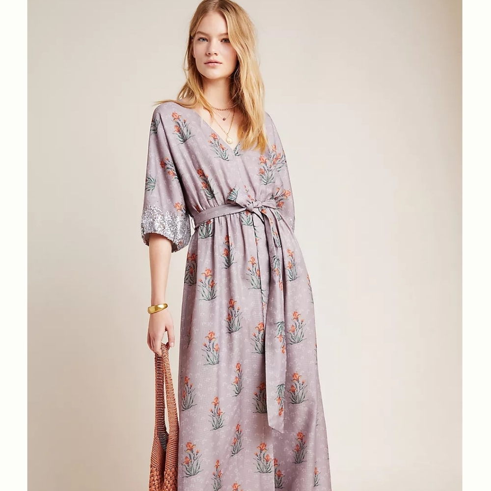 Sachin & Babi Maxi Sequined embellished dress